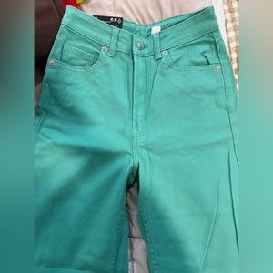 H&M new with tags! High waisted flair colored jeans
